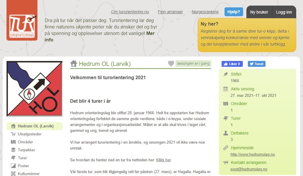 Turorienteringen er i full gang